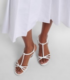 Prada Patent leather wedge sandals