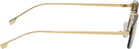 Fendi Gold 'Fendi First' Crystal Sunglasses