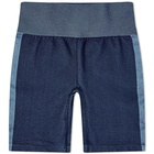 The Upside Women's Circular Knit Spin Short in Blue