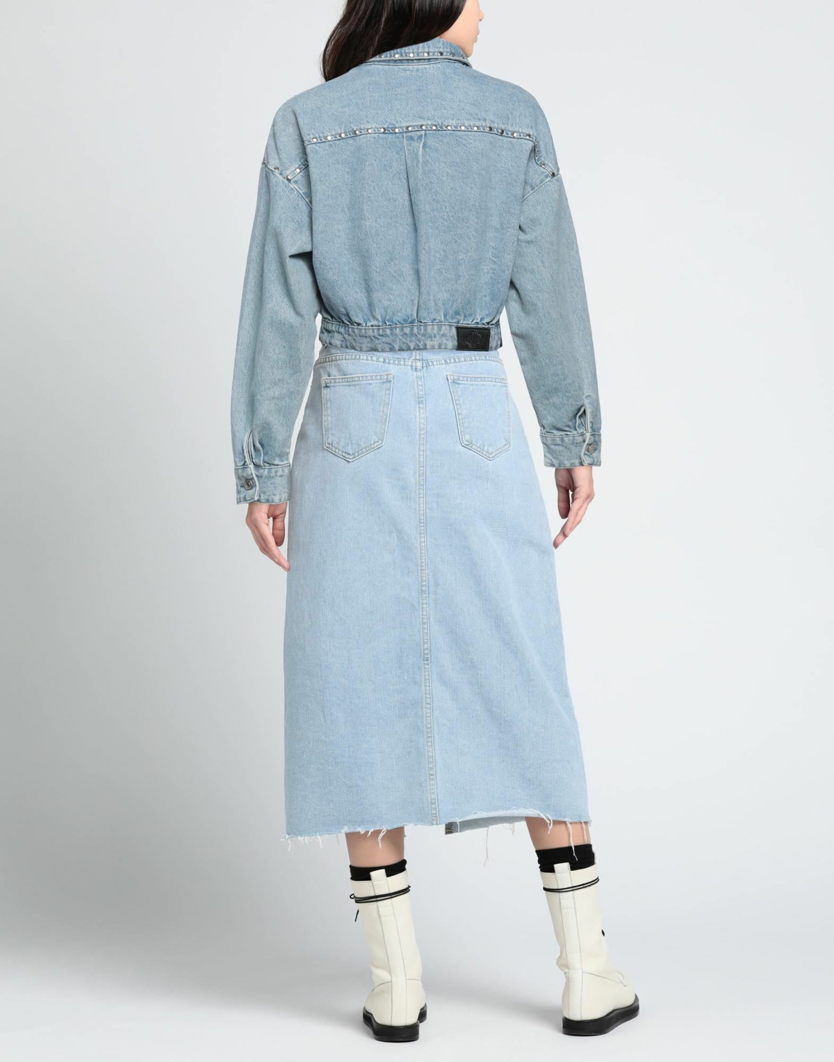 Maje Womens Denim outerwear in Blue