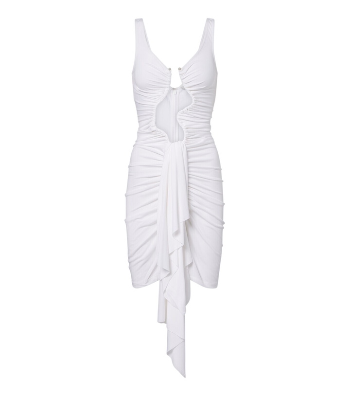 Photo: Christopher Esber Salacia ruched jersey minidress