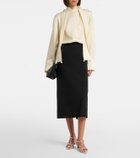 Jil Sander Cage crystal-embellished leather sandals