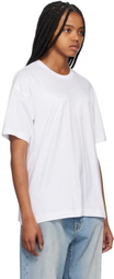 Comme des Garçons Shirt White Crewneck T-Shirt