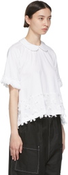 Tricot Comme des Garçons White Cotton T-Shirt