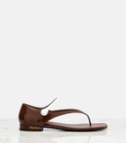 Miu Miu Leather thong sandals