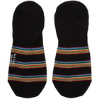 Paul Smith Black Multi Block No Show Socks