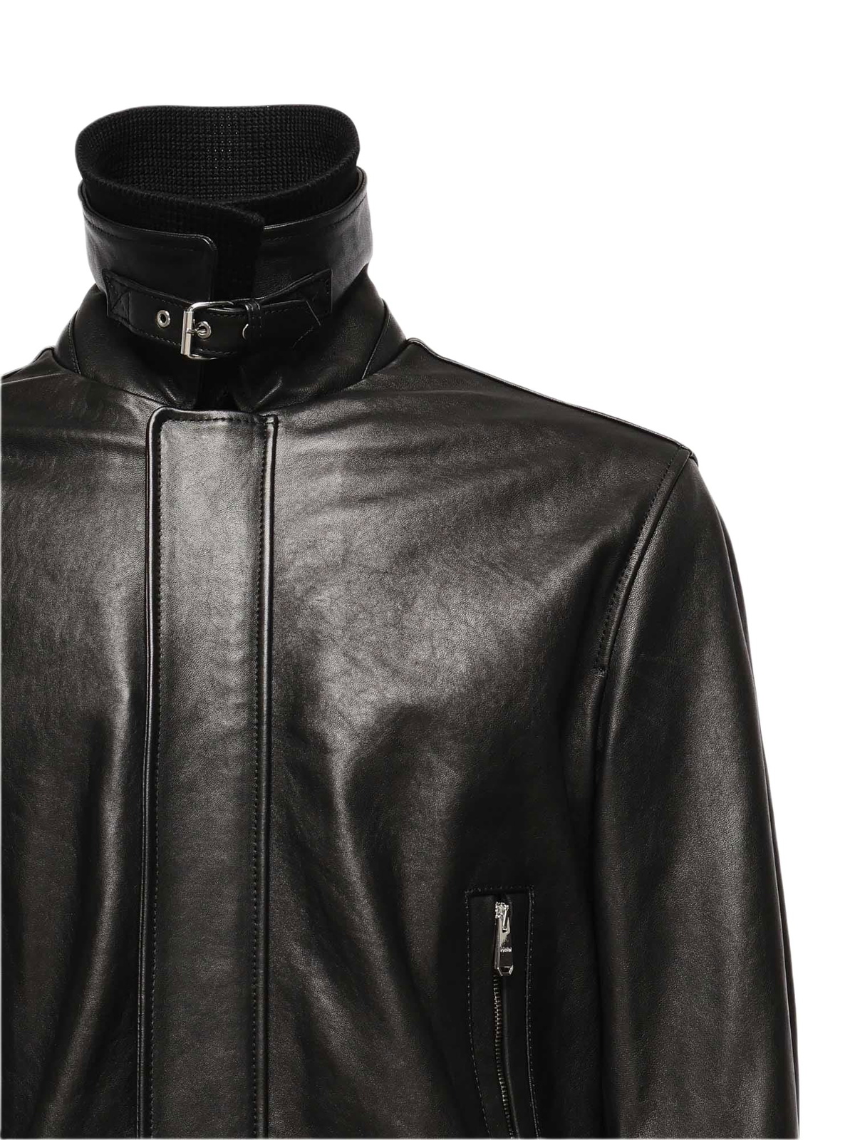 Dondup Nappa Leather Aviator Jacket