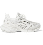 BALENCIAGA - Track.2 Nylon, Mesh and Rubber Sneakers - White