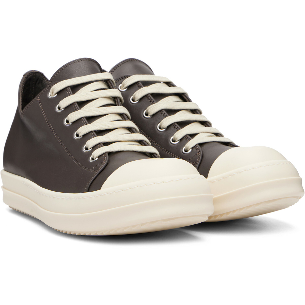 Rick Owens Gray Tower Low Sneaks Sneakers