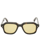 CHIMI Kai Sunglasses in Deep Tortoise/Sage Green 