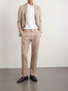 Lardini - Straight-Leg Virgin Wool Suit Trousers - Neutrals