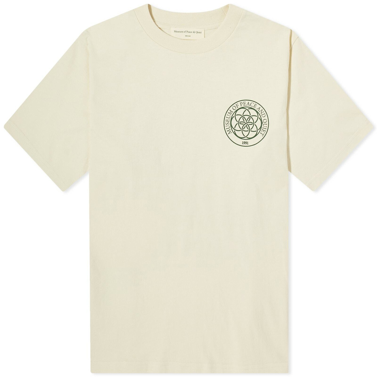 Museum of Peace and Quiet Men's Wellness Centre T-Shirt in Bone