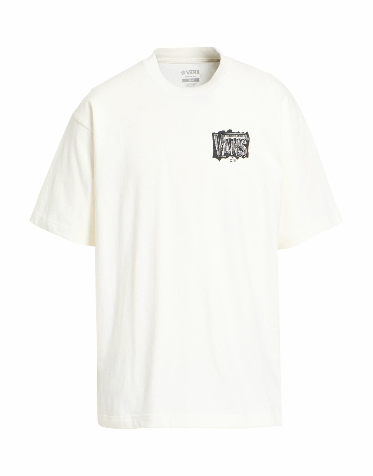 Vans Mens T-shirt in Ivory