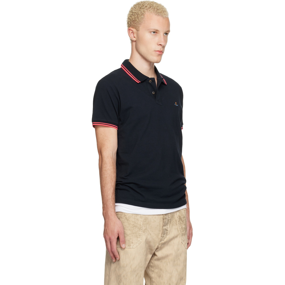 Vivienne Westwood Navy Classic Polo