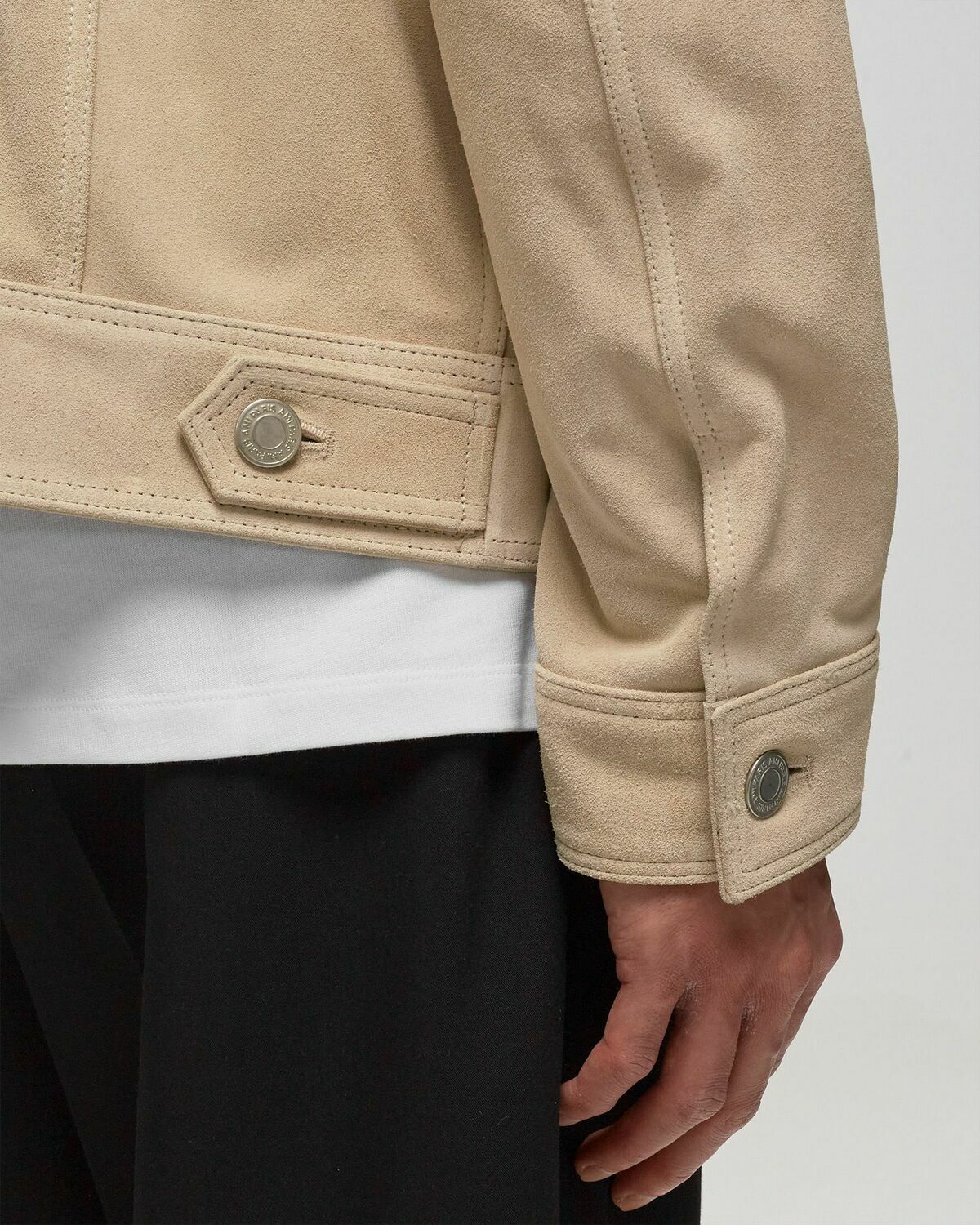 Ami Paris Worker Jacket Beige Overshirts AMI