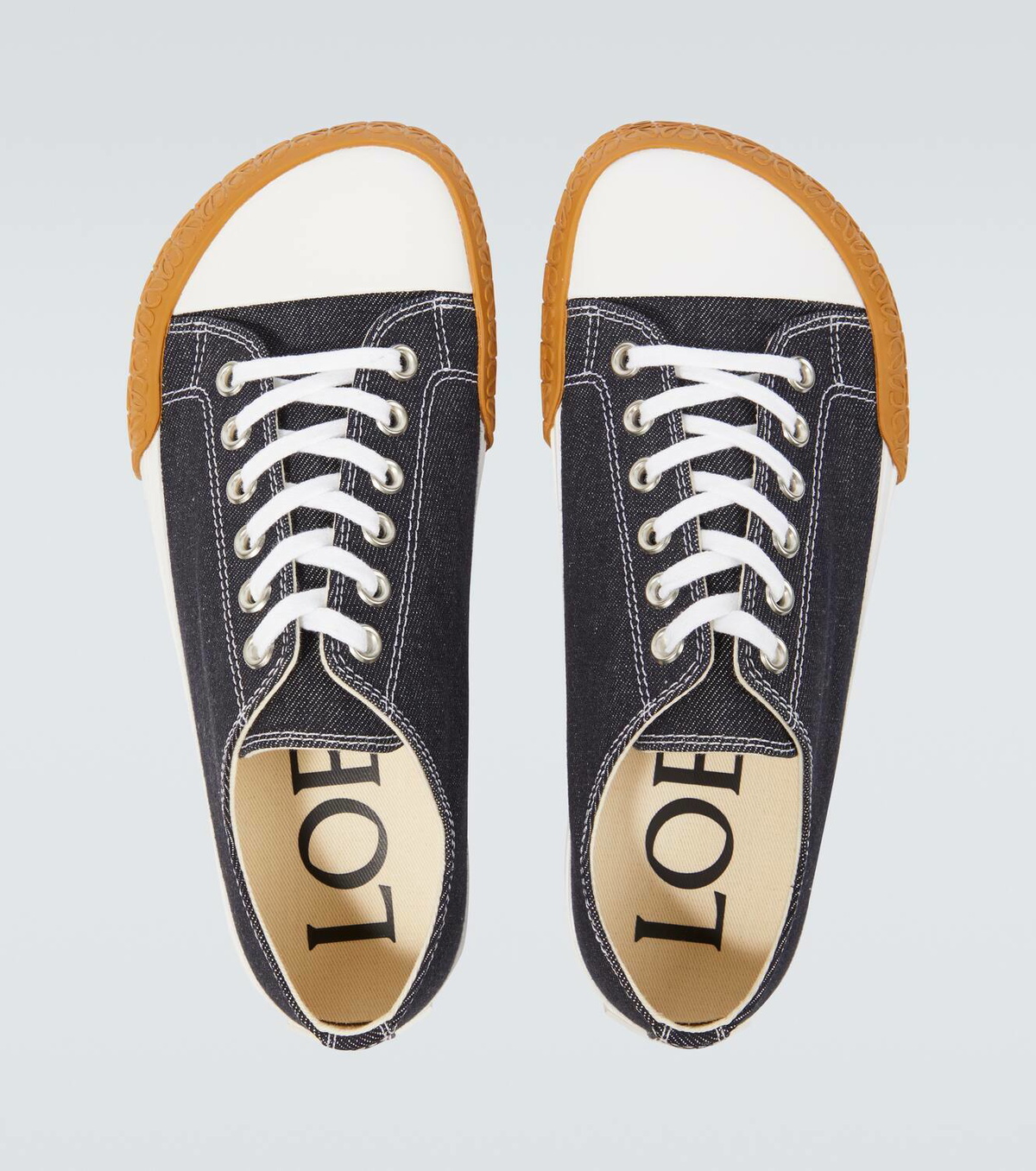 爽やかStyle◇Bloc スニーカー◇LOEWE Loewe Bloc denim sneakers Loewe