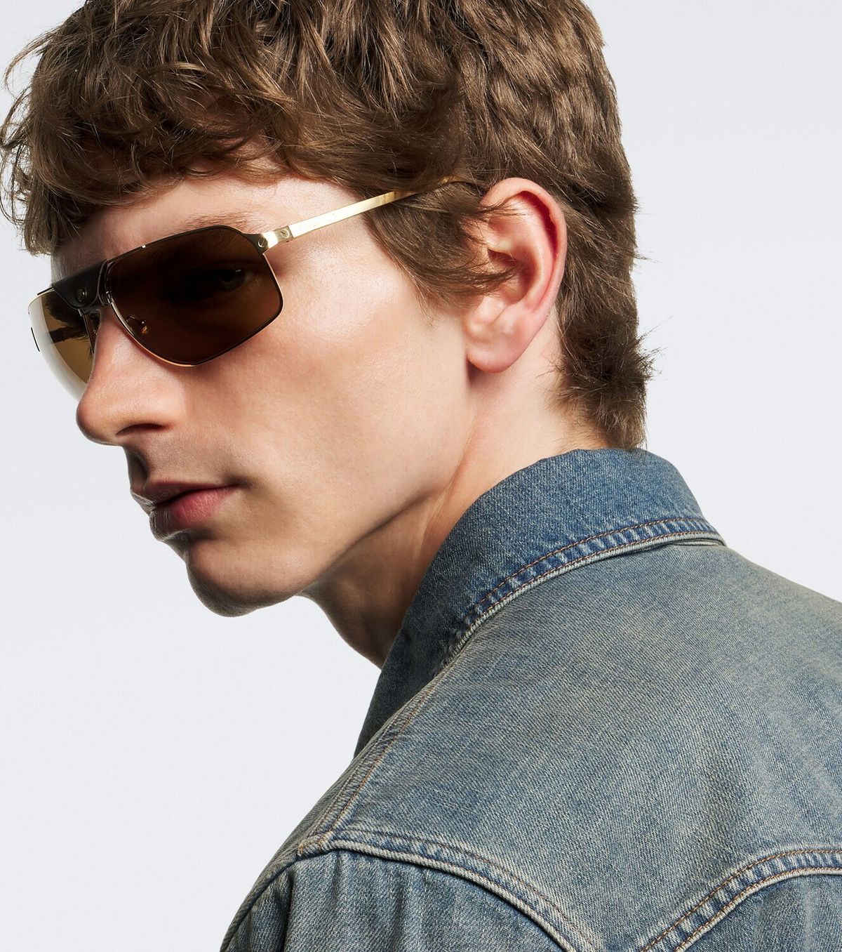 Cartier Eyewear Collection Santos De Cartier aviator sunglasses