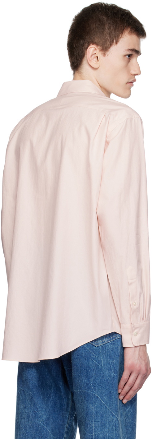 AURALEE Pink Button Shirt Auralee