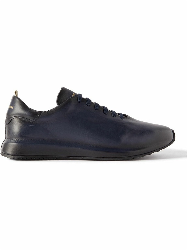 Photo: Officine Creative - Race 017 Leather Sneakers - Blue