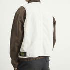 Stone Island Men's Cotton Nylon Micro Ripstop Utility Vest in Ivory