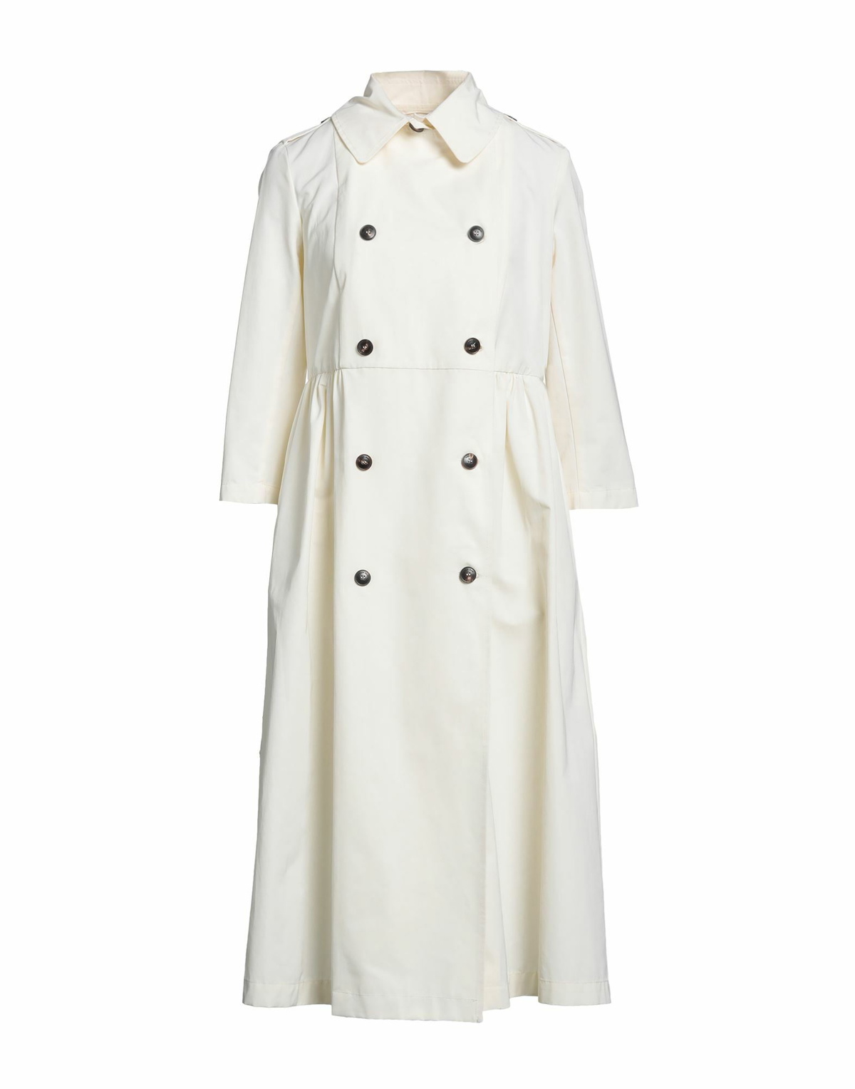 Alessia Santi Womens Overcoat & Trench Coat Ivory