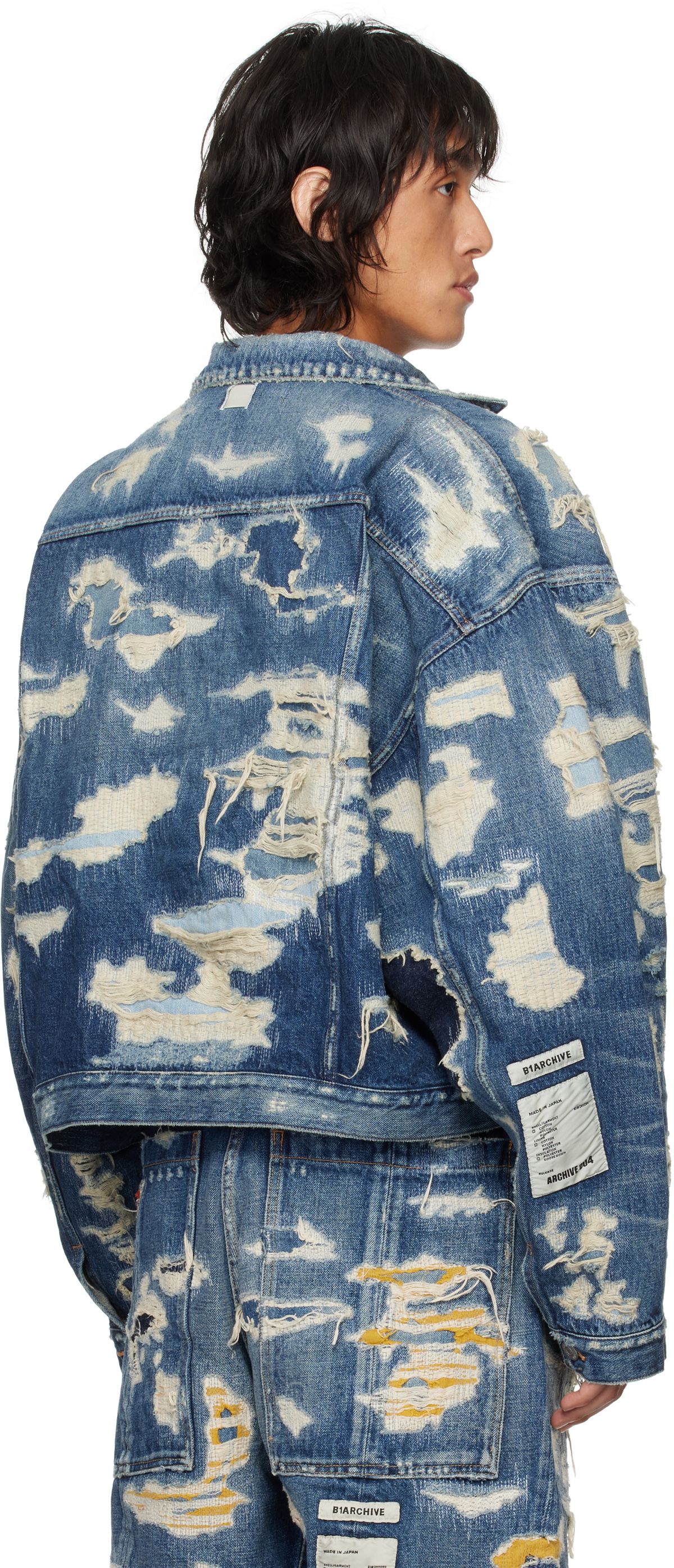 B1ARCHIVE Indigo Trucker Denim Jacket