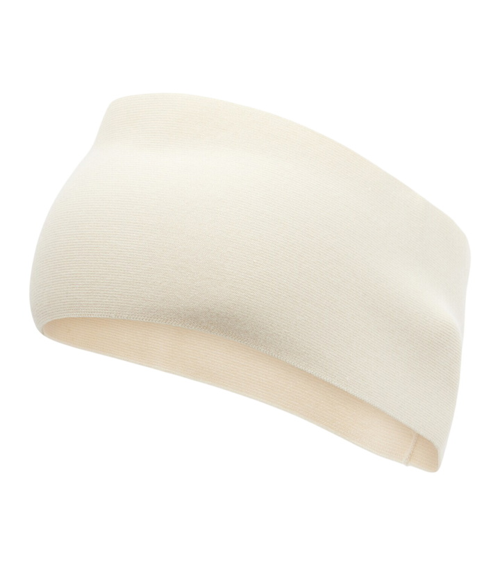 Photo: The Row Ombrea cashmere and silk-blend headband