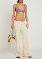 Nounou Coco Triangle Bikini top Purple