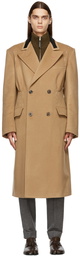 Maison Margiela Beige Camel Wool Coat