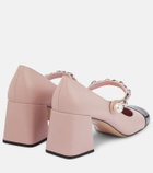 Miu Miu Mary Jane leather pumps
