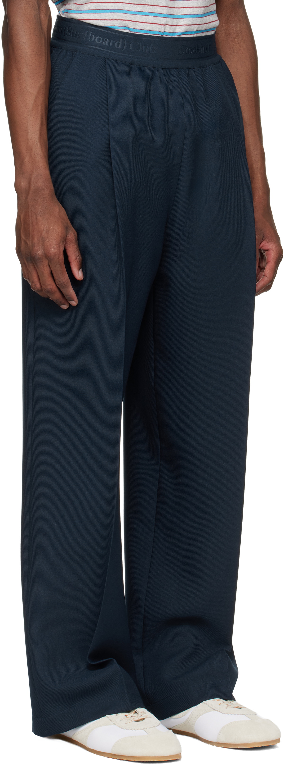 Stockholm (Surfboard) Club Navy Relaxed Fit Trousers