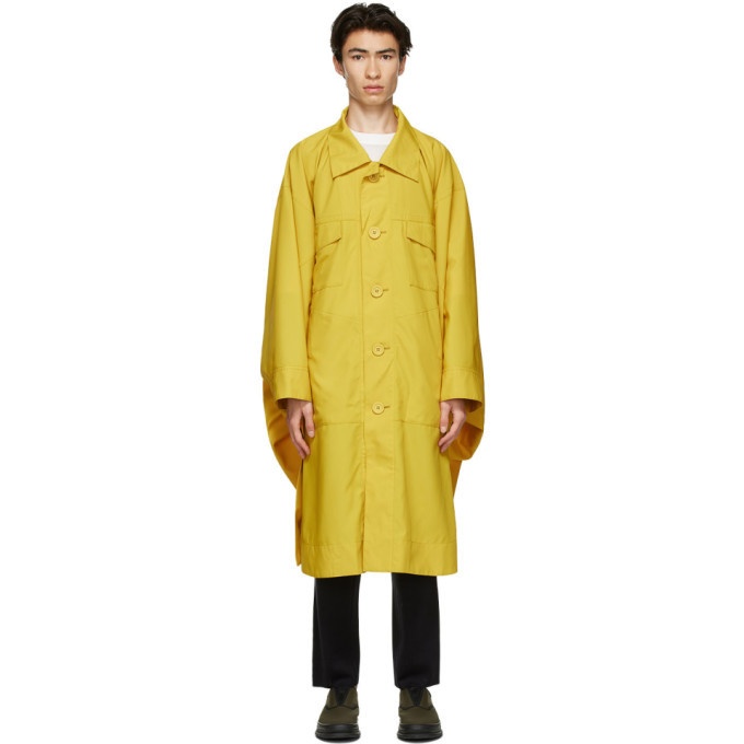 Photo: Issey Miyake Men Yellow Cloth Coat