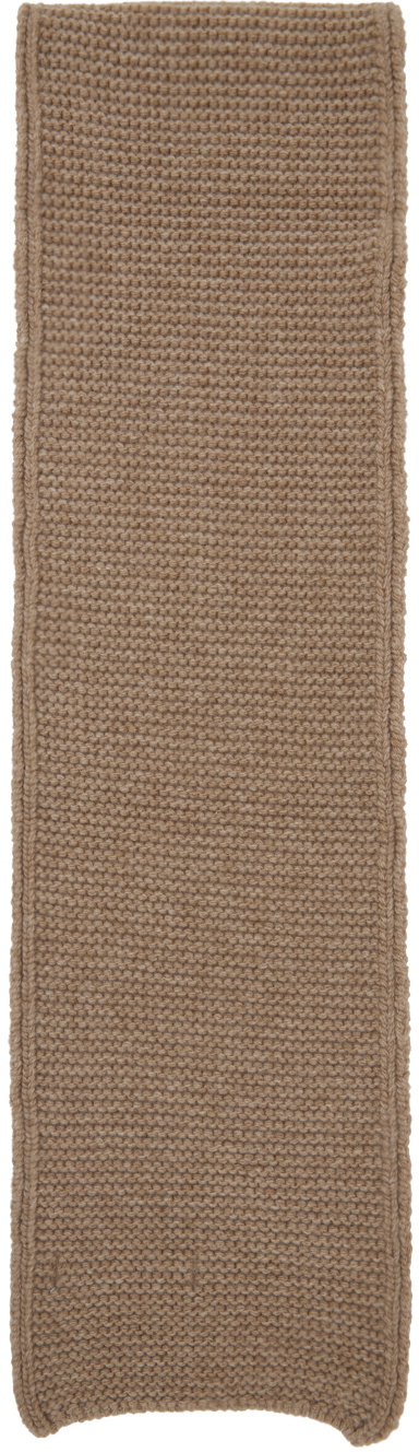 Nothing Written SSENSE Exclusive Brown Liky Muffler Scarf