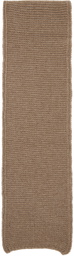 Nothing Written SSENSE Exclusive Brown Liky Muffler Scarf