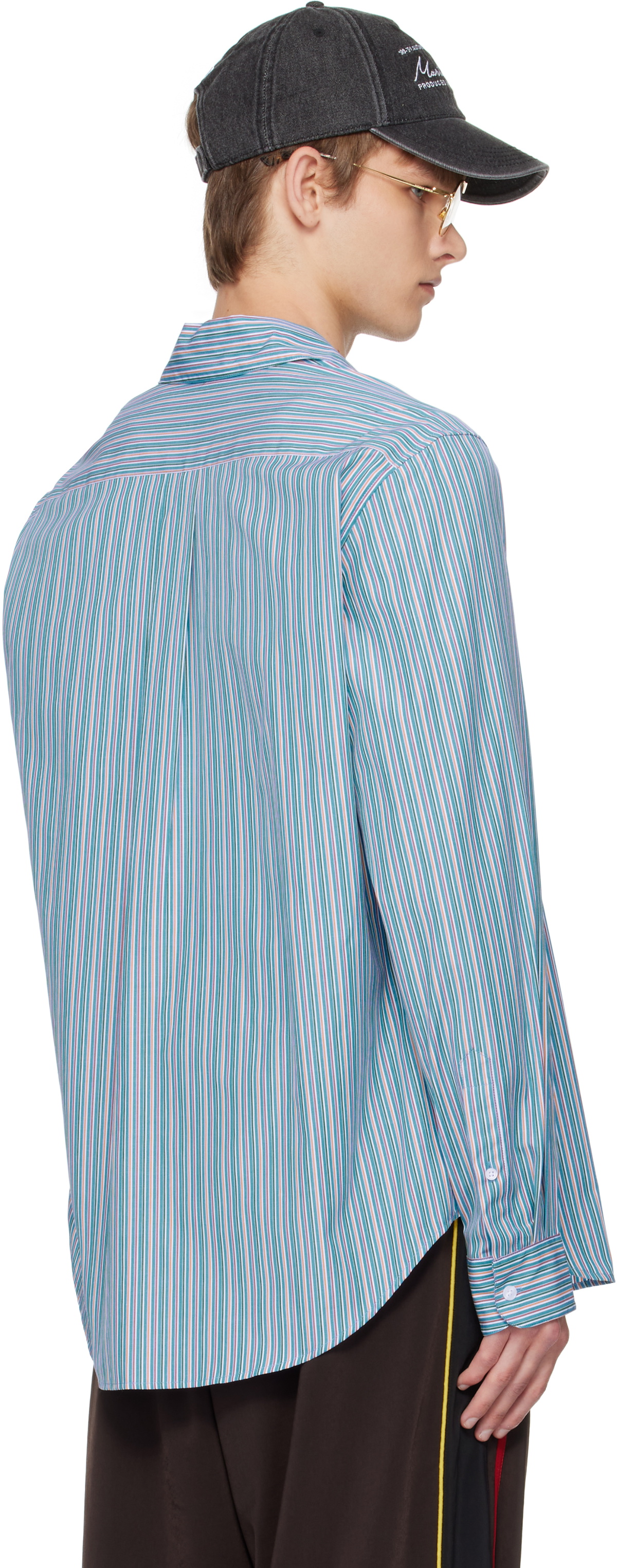Martine Rose Blue & Orange Classic Shirt
