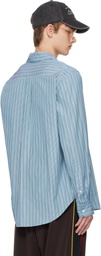 Martine Rose Blue & Orange Classic Shirt