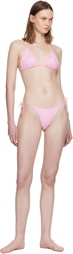 JACQUEMUS Pink 'The Triangle' Bikini Bottoms