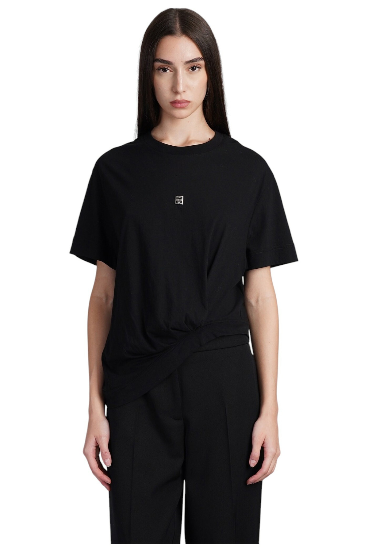 Givenchy Black Cropped T-Shirt Givenchy