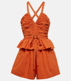 Ulla Johnson Marren cotton poplin playsuit