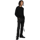 424 Black Wool and Cashmere Sweater