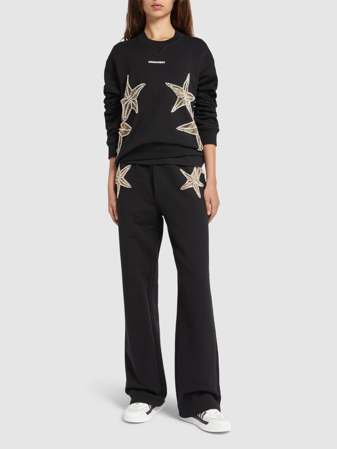 DSQUARED2 - Embroidered Stars Straight Pants Dsquared2
