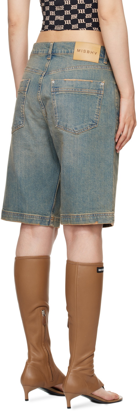 MISBHV Bue Sunset Baggy Denim Shorts