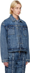 Thug Club Blue Claw Denim Jacket