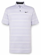 Nike Golf - Tour Striped Dri-FIT Golf Polo Shirt - Purple