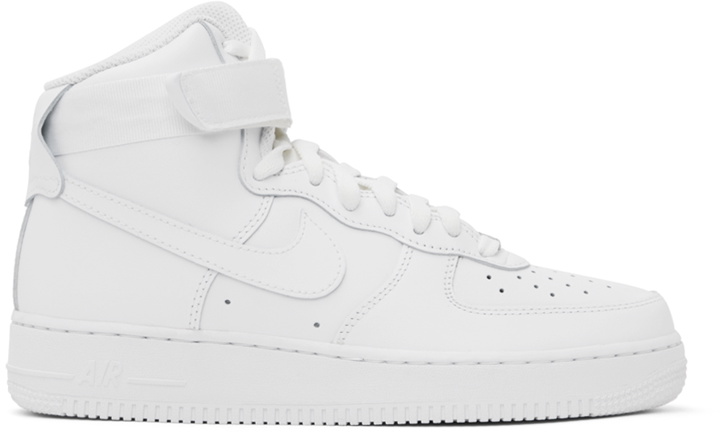 Photo: Nike White Air Force 1 High '07 Sneakers