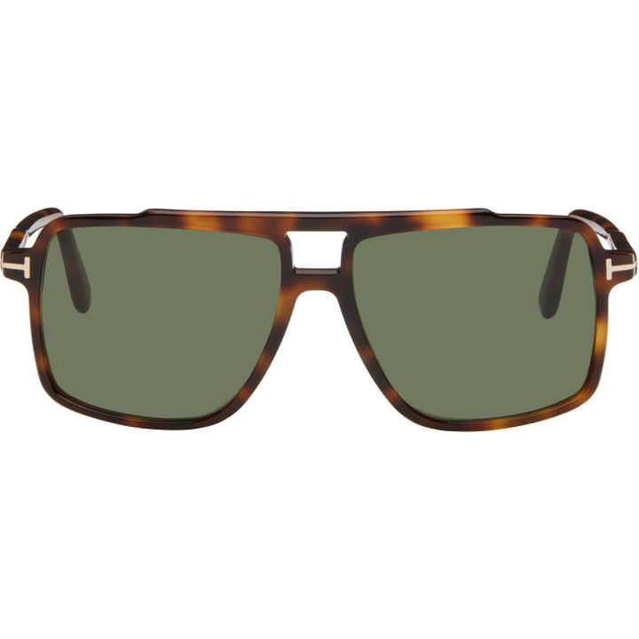 Photo: TOM FORD Brown Kemp Sunglasses