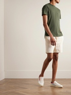 Orlebar Brown - OB Classic Slim-Fit Garment-Dyed Slub Cotton-Jersey T-Shirt - Green