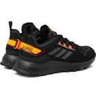 Adidas Sport - Terrex Hikster Low Ripstop, Suede and Leather Hiking Sneakers - Black