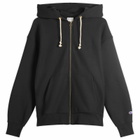 Champion Men's Reverse Weave Fleece Zip Hoodie in Black