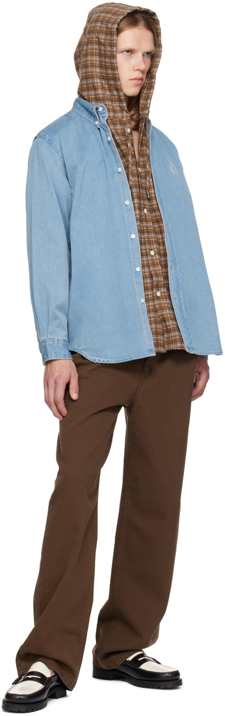 Dunst Beige Hooded Shirt